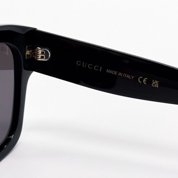 NEW GUCCI GG1789S 001 WOMEN BLACK SUNGLASSES GUCCI - Picture 11 of 12